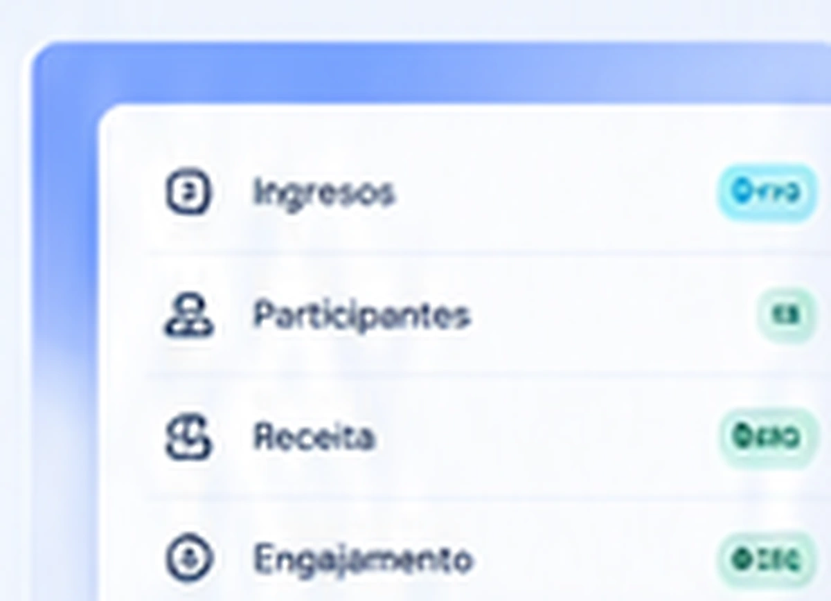 Gestão simples de eventos